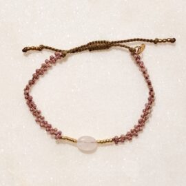 Rozenkwarts armband Emotion