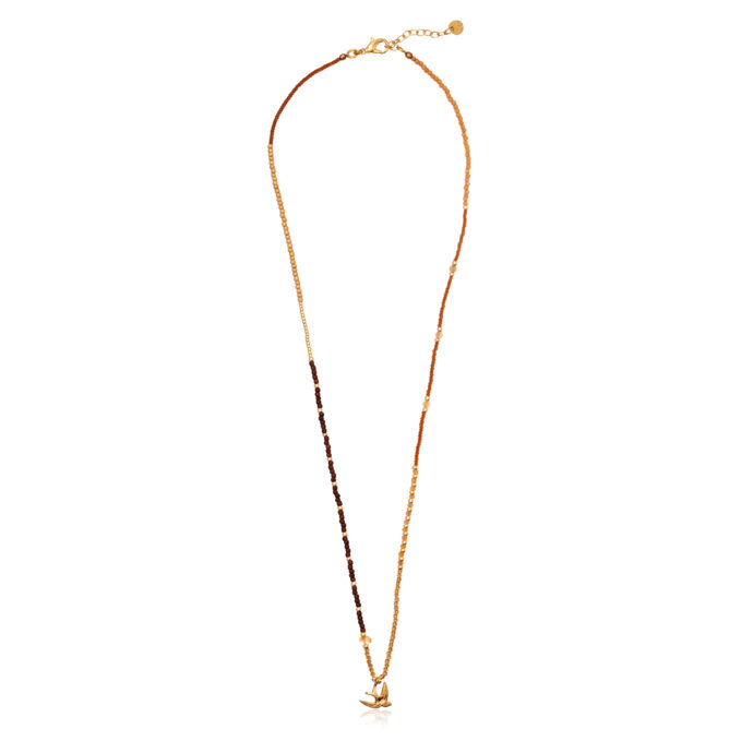Citrien ketting Feel goud