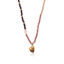 Rozenkwarts ketting Feel goud