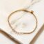 Rozenkwarts armband Proud goud