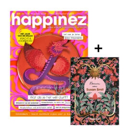 Happinez 1-2024 met boek 'Brieven van Susan Smit'