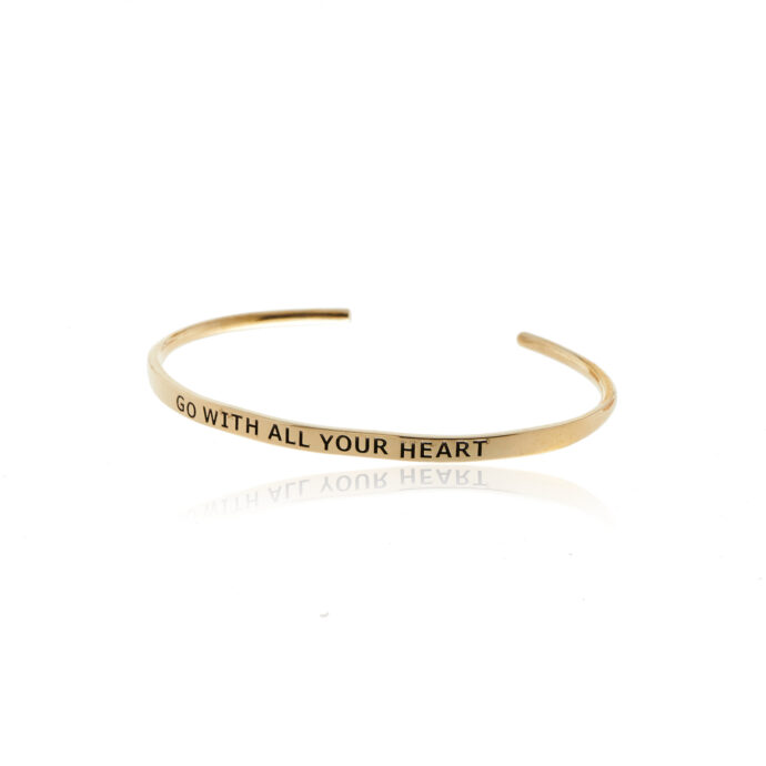 Go with all your heart armband