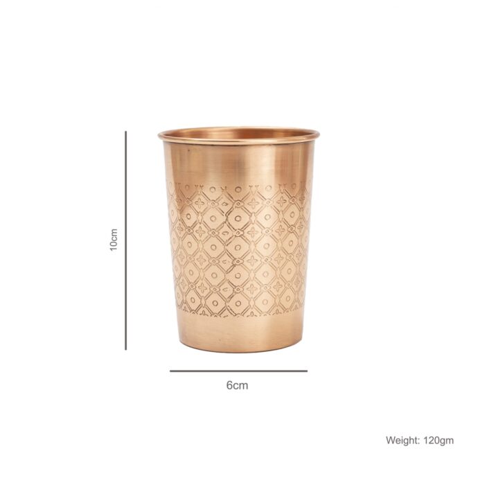 Koperen beker Mosaic