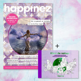 Happinez 4-2025 + natuur kleurboekje