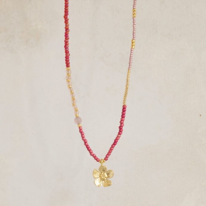 Adventurous rozenkwarts ketting GC