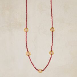 Rozenkwarts ketting Flourish