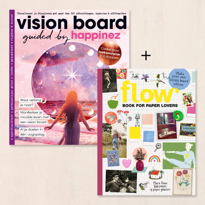 Vision board pakket Happinez en Flow