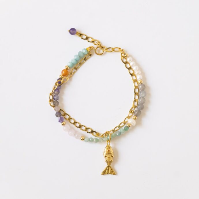Krachtdieren armband Vis