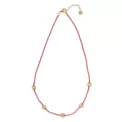 Rozenkwarts ketting Flourish