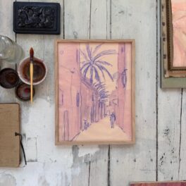 Art print Lilac Medina