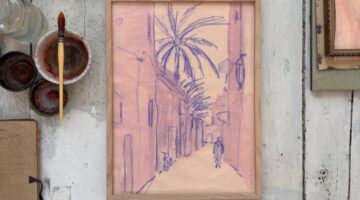 Art print Lilac Medina