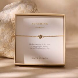 Sunshine armband verguld
