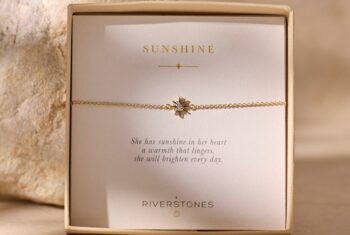 Sunshine armband verguld