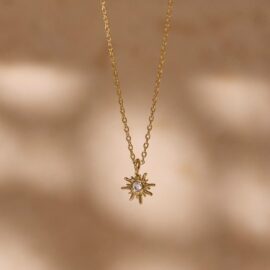 Sunshine ketting verguld