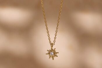 Sunshine ketting verguld