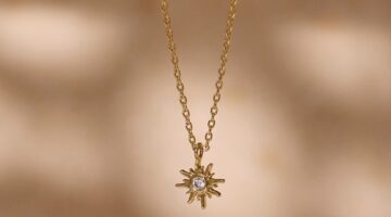 Sunshine ketting verguld