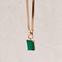 Groene onyx ketting Delightful