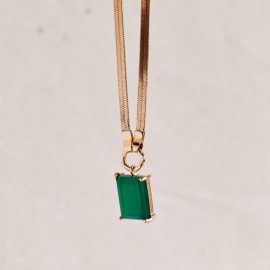 Groene onyx ketting Delightful