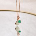 Prehniet groene onyx ketting Devote vg_01