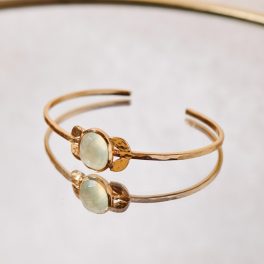 Prehniet armband Elegance