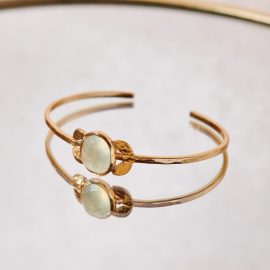Prehniet armband Elegance