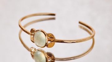 Prehniet armband Elegance