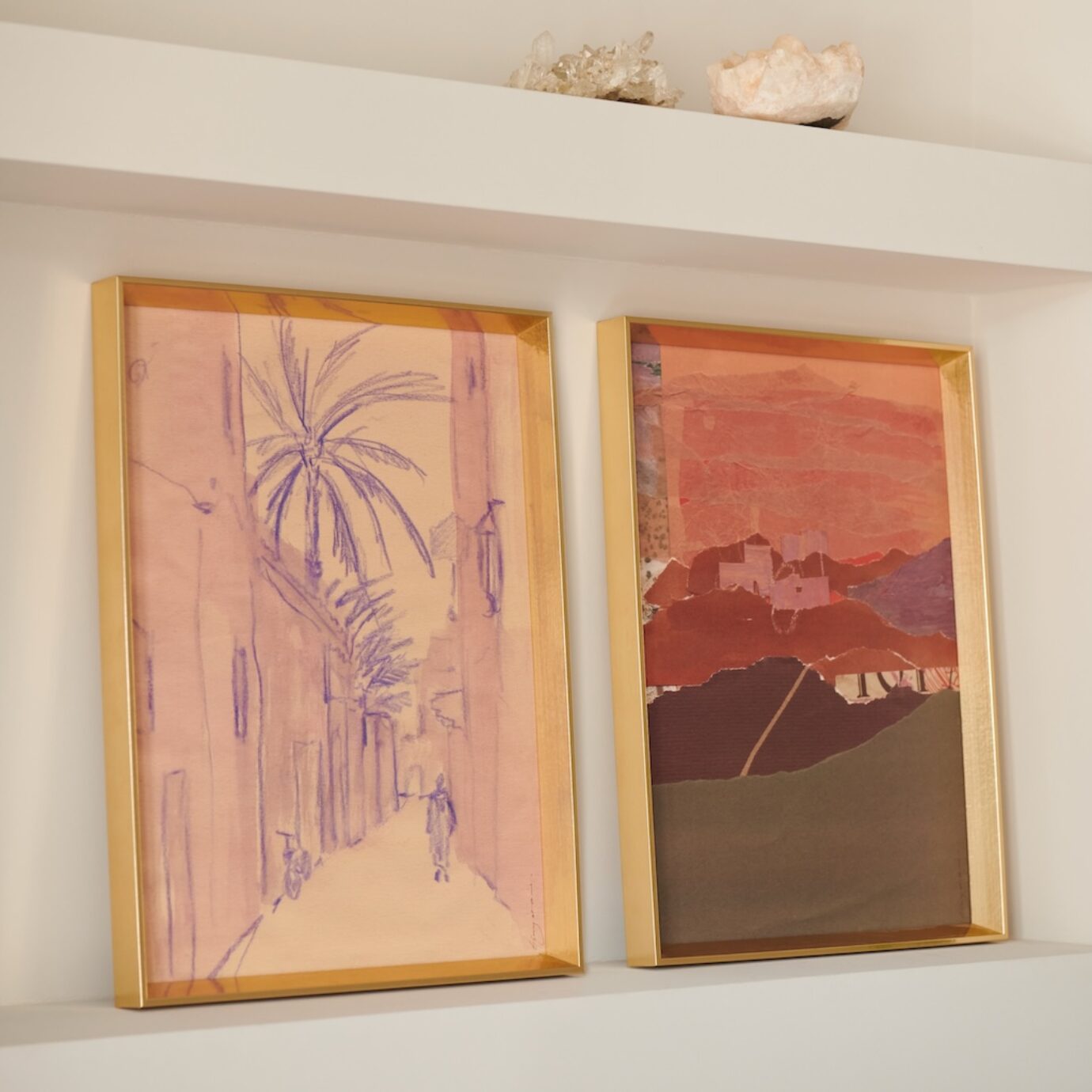 絵画 Mountain glow Art print Mountain Glow - Happinez