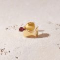 Granaat ear cuff Wave Gemstone vg_01