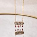 Granaat rozenkwarts ketting Sanity vg_01