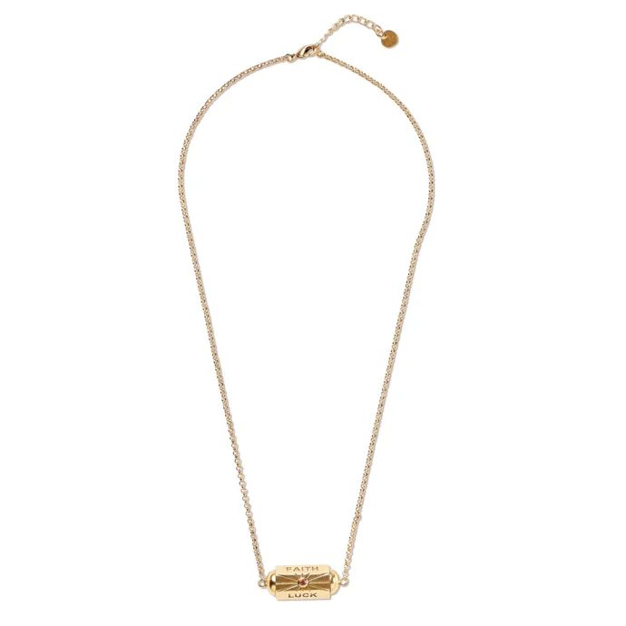 granaat peridoot ketting wishbox