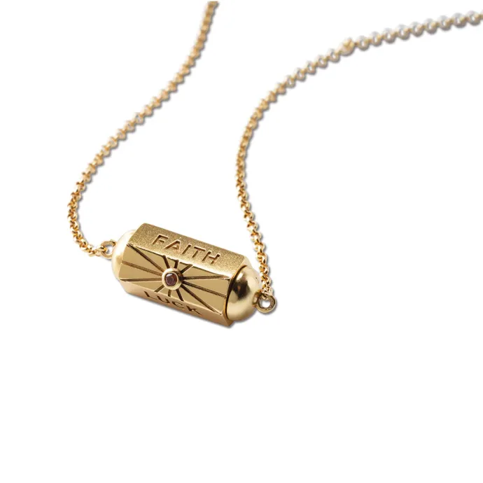 granaat peridoot ketting wishbox 2