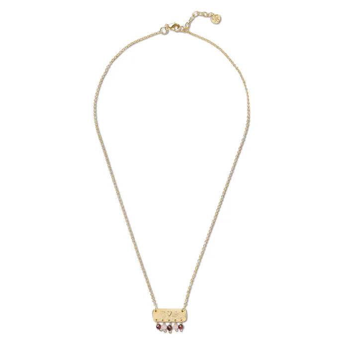 granaat rozenkwarts ketting sanity