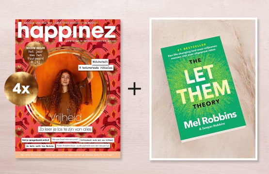 4x Happinez + boek 'The Let Them Theory' cadeau